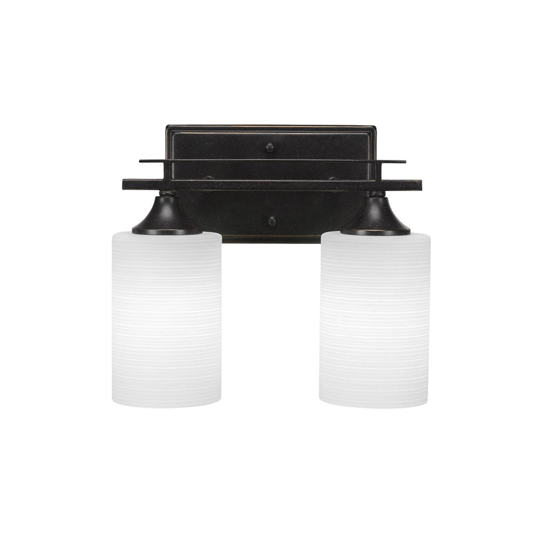 Toltec Uptowne 132-dg-4061 Bath Vanity Light 12 in. wide - Dark Granite