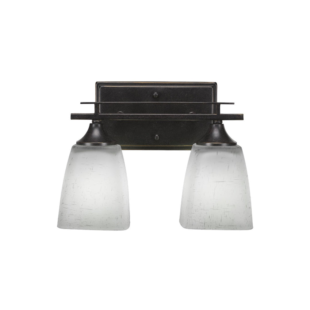 Toltec Uptowne 132-dg-460 Bath Vanity Light 12 in. wide - Dark Granite