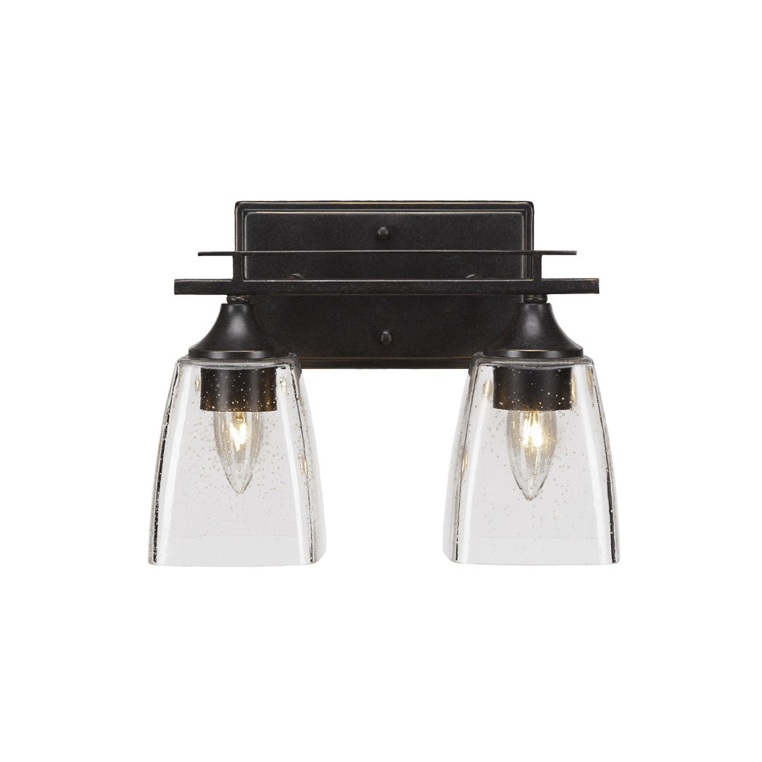 Toltec Uptowne 132-dg-461 Bath Vanity Light 12 in. wide - Dark Granite