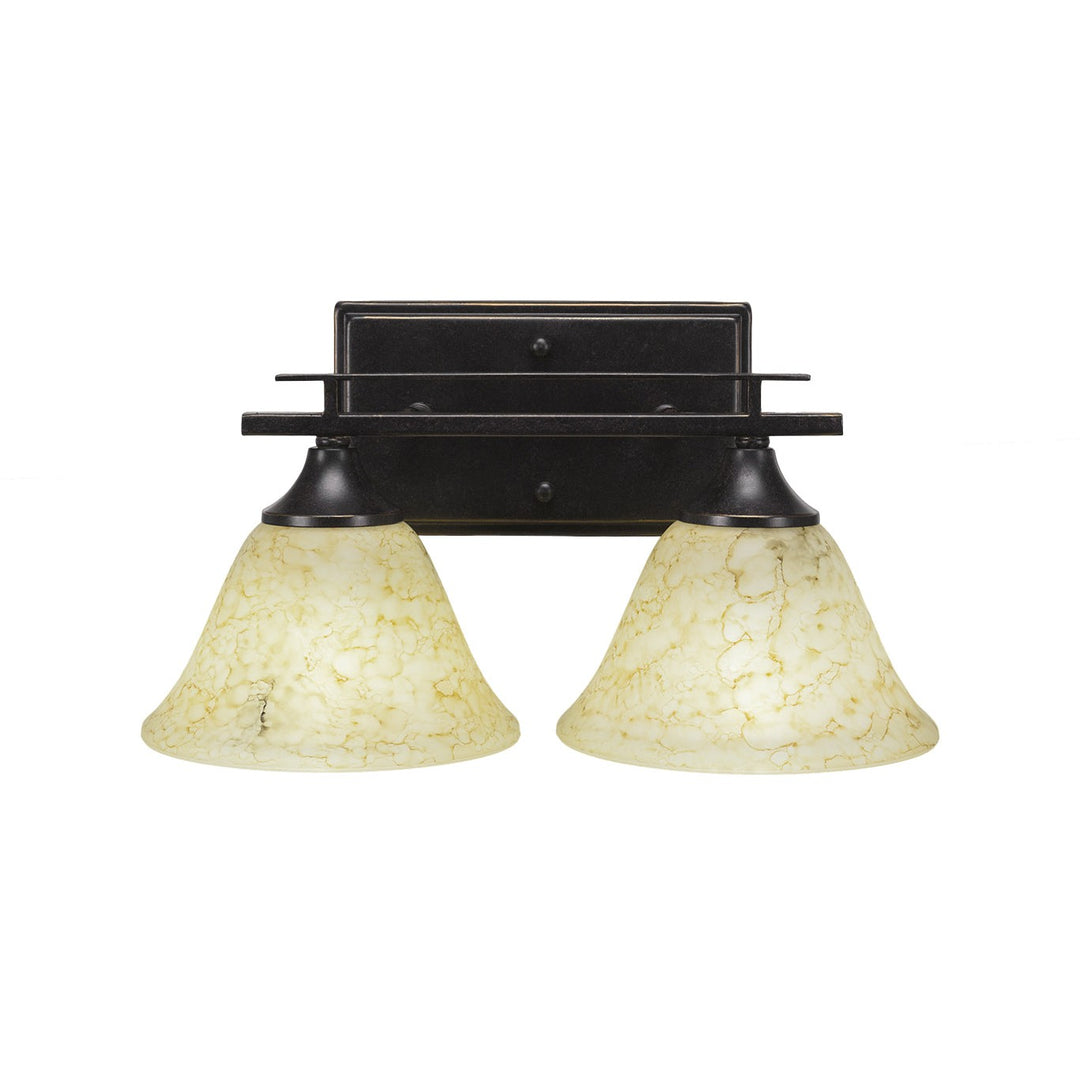 Toltec Uptowne 132-dg-508 Bath Vanity Light 15 in. wide - Dark Granite