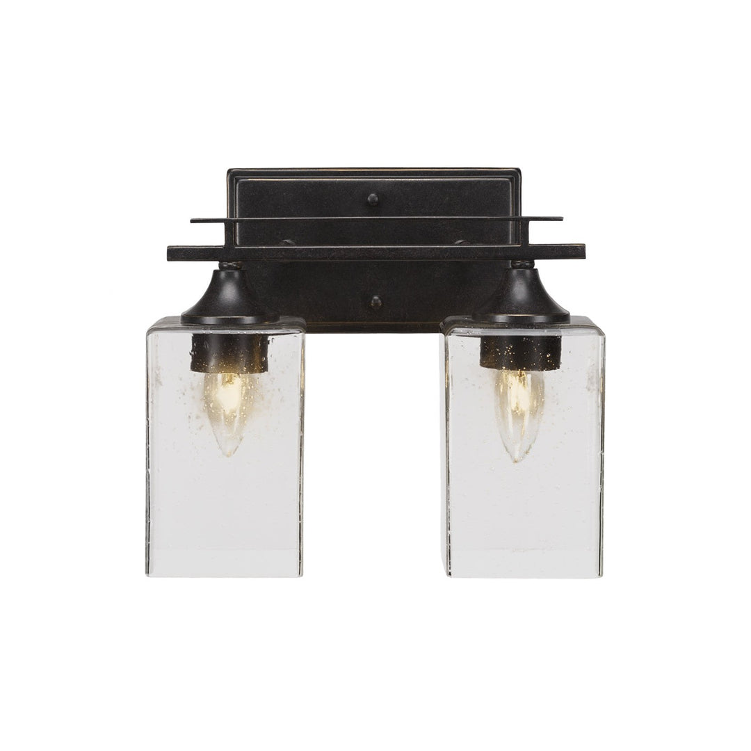 Toltec Uptowne 132-dg-530 Bath Vanity Light 12 in. wide - Dark Granite