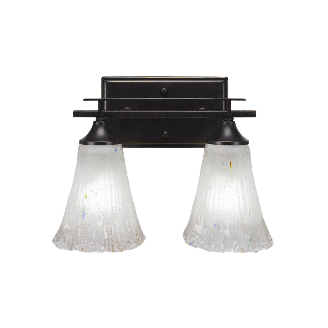 Toltec Uptowne 132-dg-721 Bath Vanity Light 14 in. wide - Dark Granite