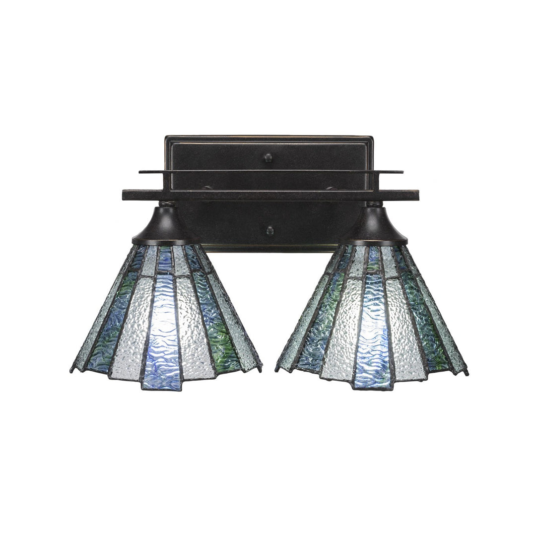 Toltec Uptowne 132-dg-9325 Bath Vanity Light 15 in. wide - Dark Granite