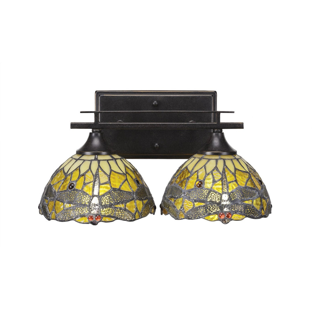 Toltec Uptowne 132-dg-9465 Bath Vanity Light 15 in. wide - Dark Granite