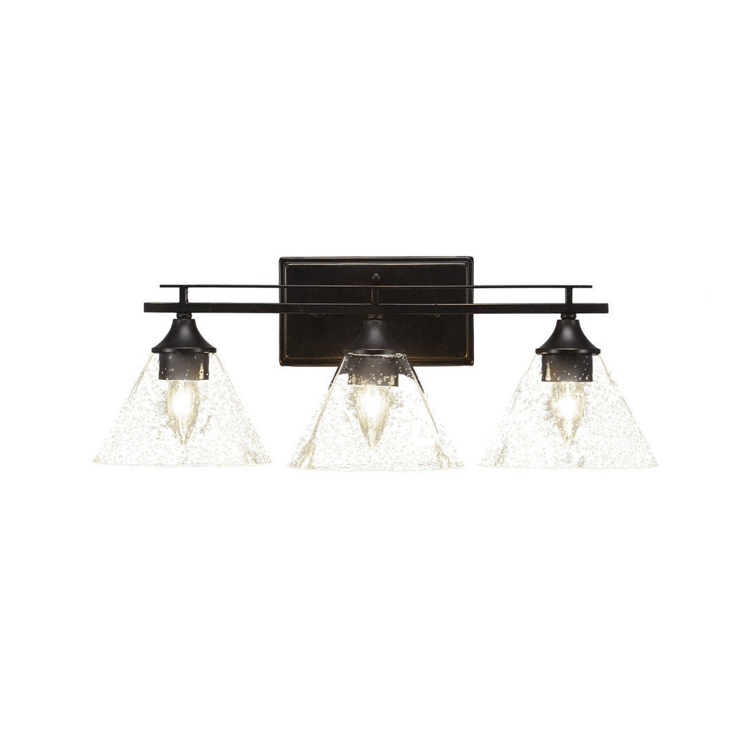Toltec Uptowne 133-dg-302 Bath Vanity Light 22 in. wide - Dark Granite