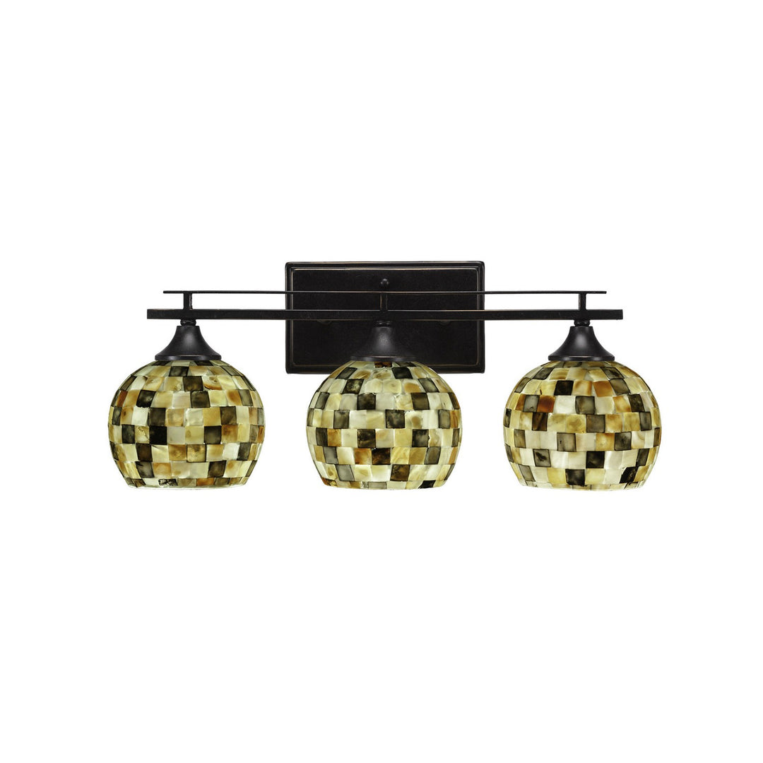 Toltec Uptowne 133-dg-407 Bath Vanity Light 21 in. wide - Dark Granite