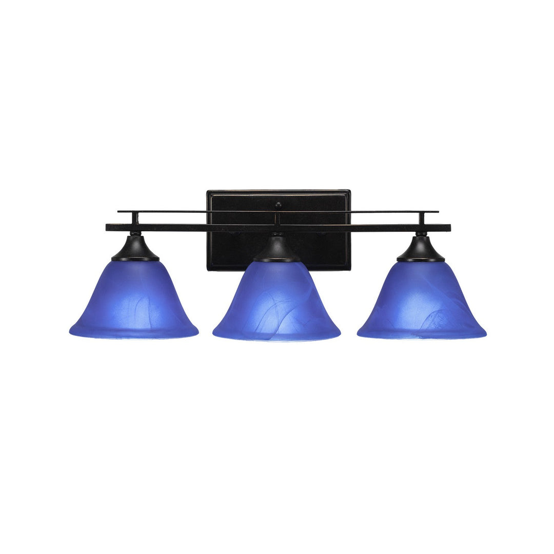 Toltec Uptowne 133-dg-4155 Bath Vanity Light 22 in. wide - Dark Granite