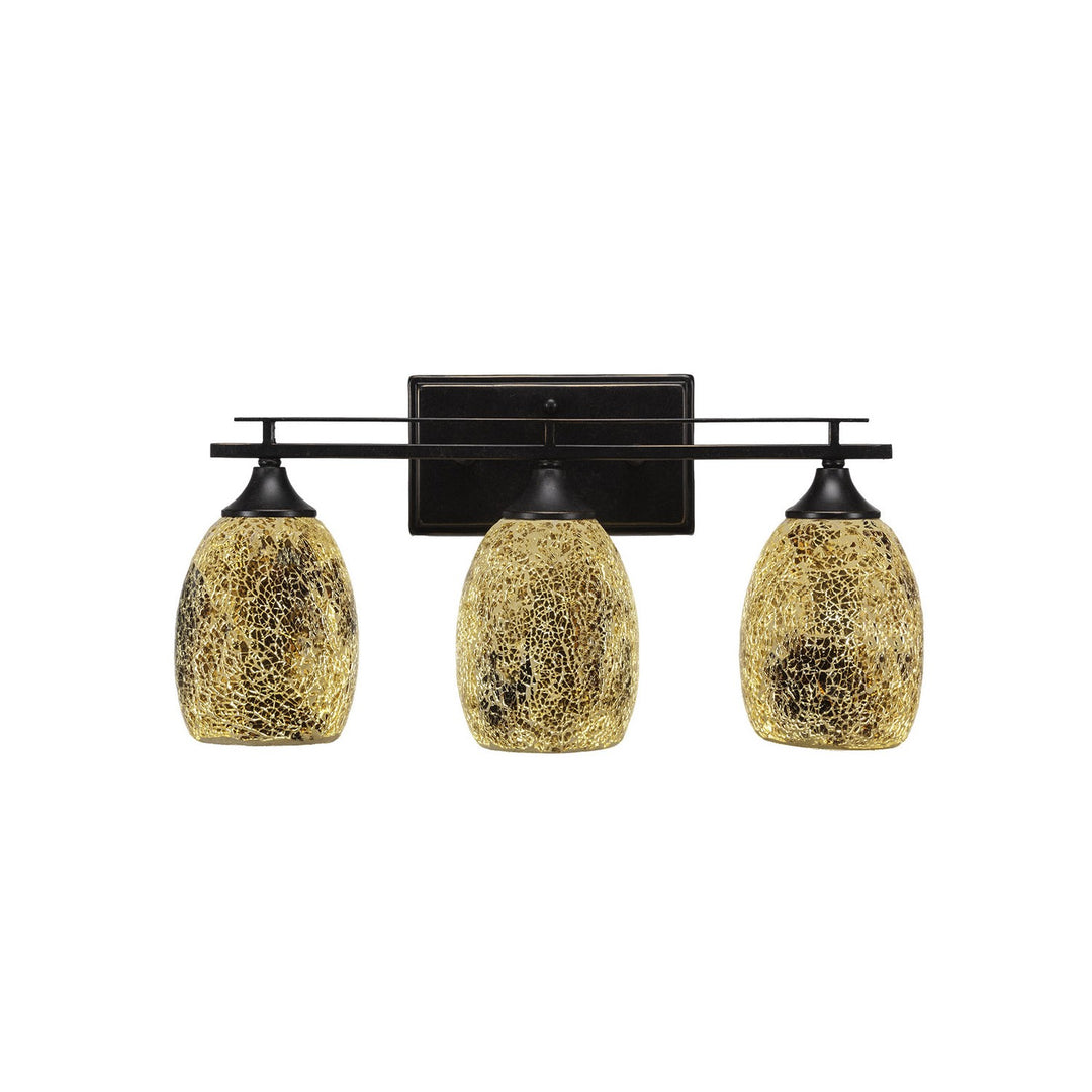 Toltec Uptowne 133-dg-4175 Bath Vanity Light 20 in. wide - Dark Granite