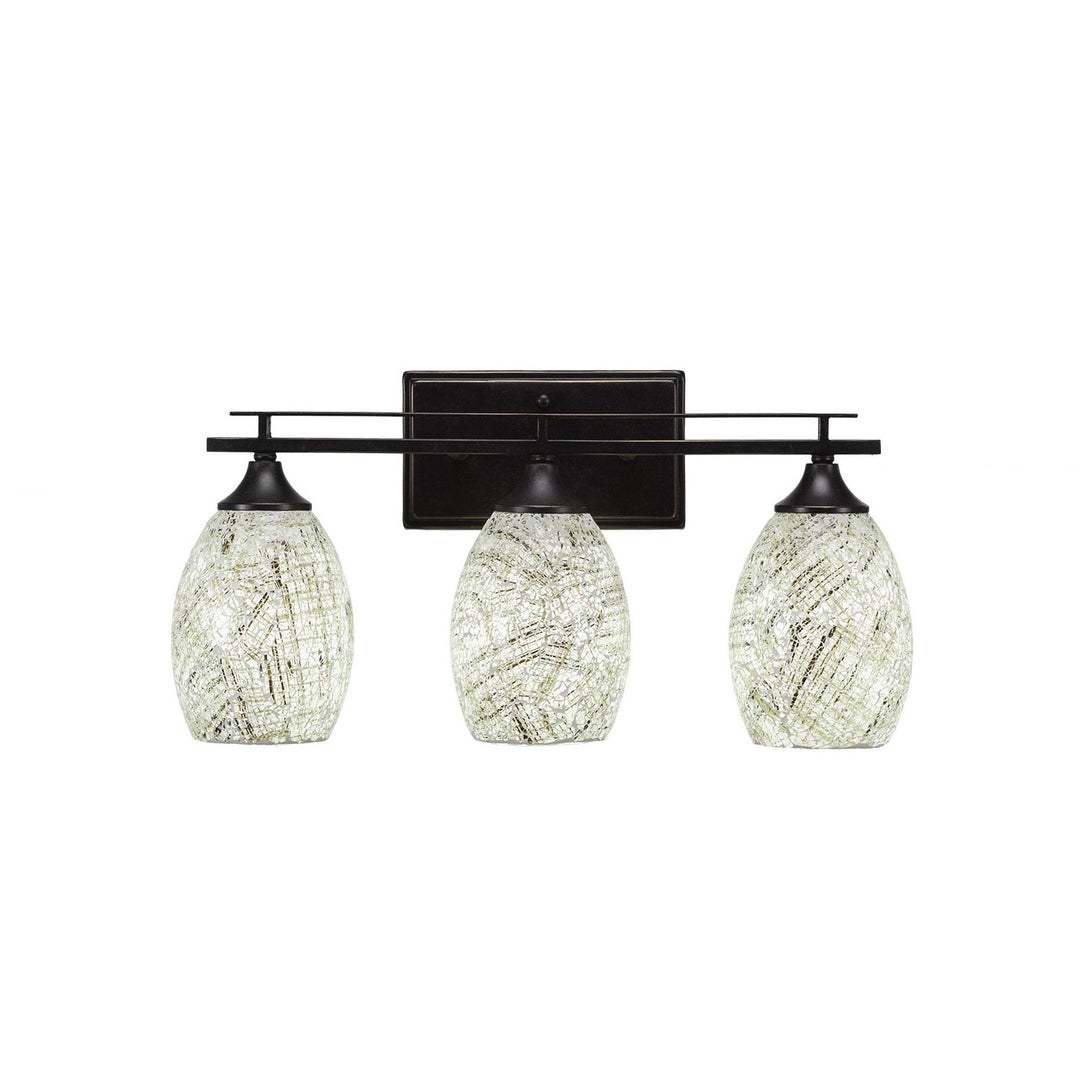 Toltec Uptowne 133-dg-5054 Bath Vanity Light 20 in. wide - Dark Granite