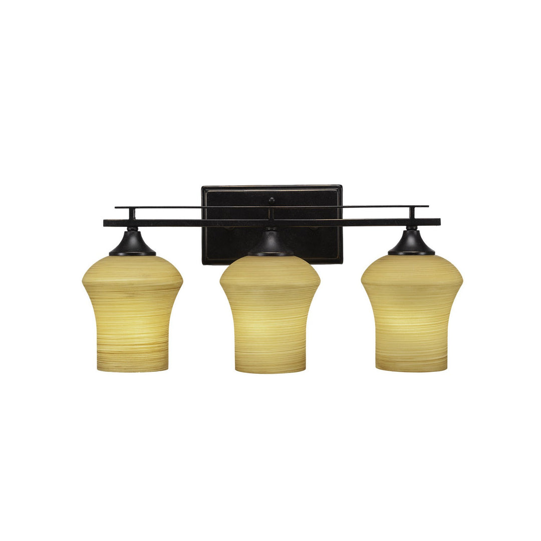 Toltec Uptowne 133-dg-680 Bath Vanity Light 21 in. wide - Dark Granite