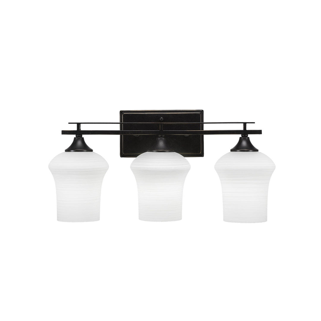 Toltec Uptowne 133-dg-681 Bath Vanity Light 21 in. wide - Dark Granite