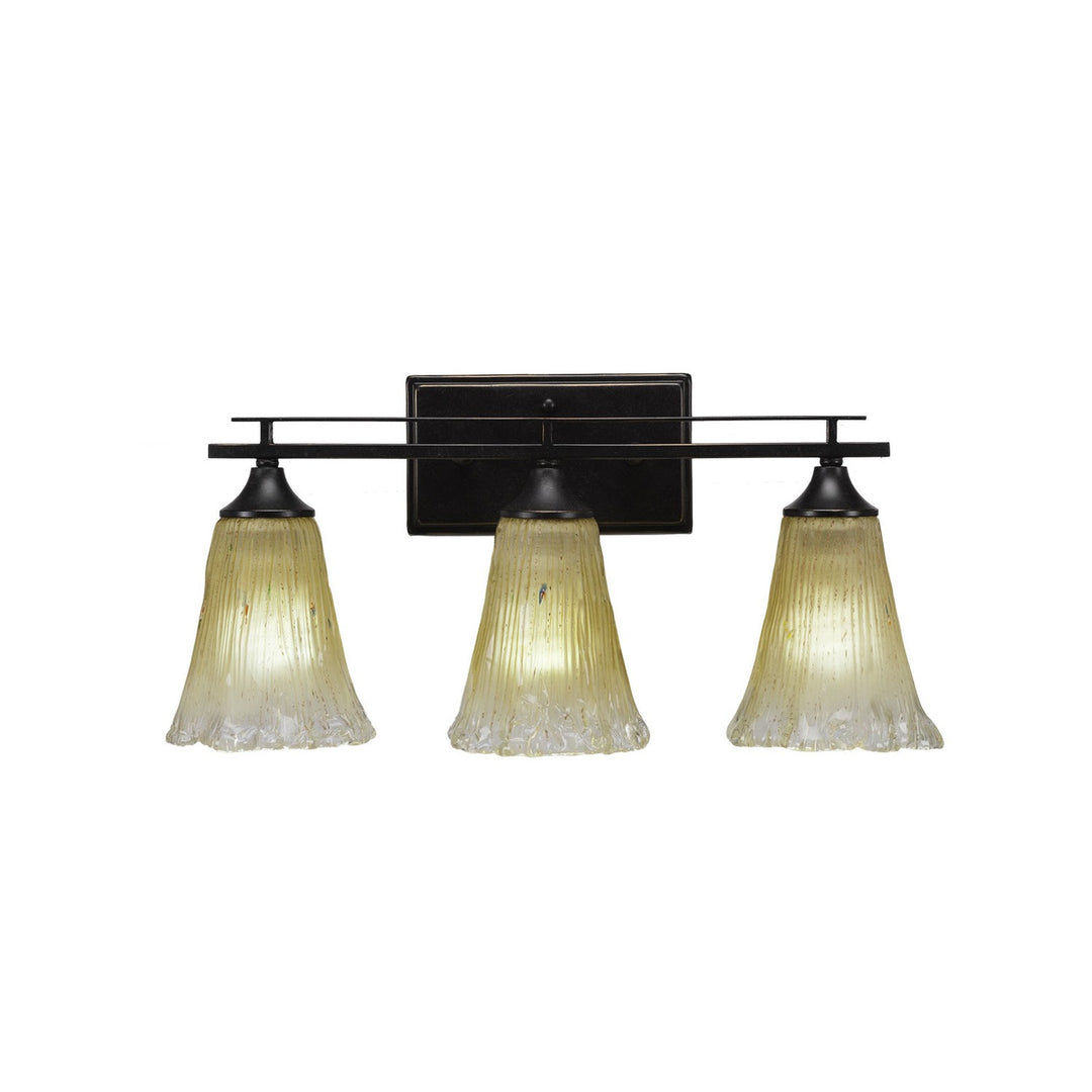 Toltec Uptowne 133-dg-720 Bath Vanity Light 21 in. wide - Dark Granite