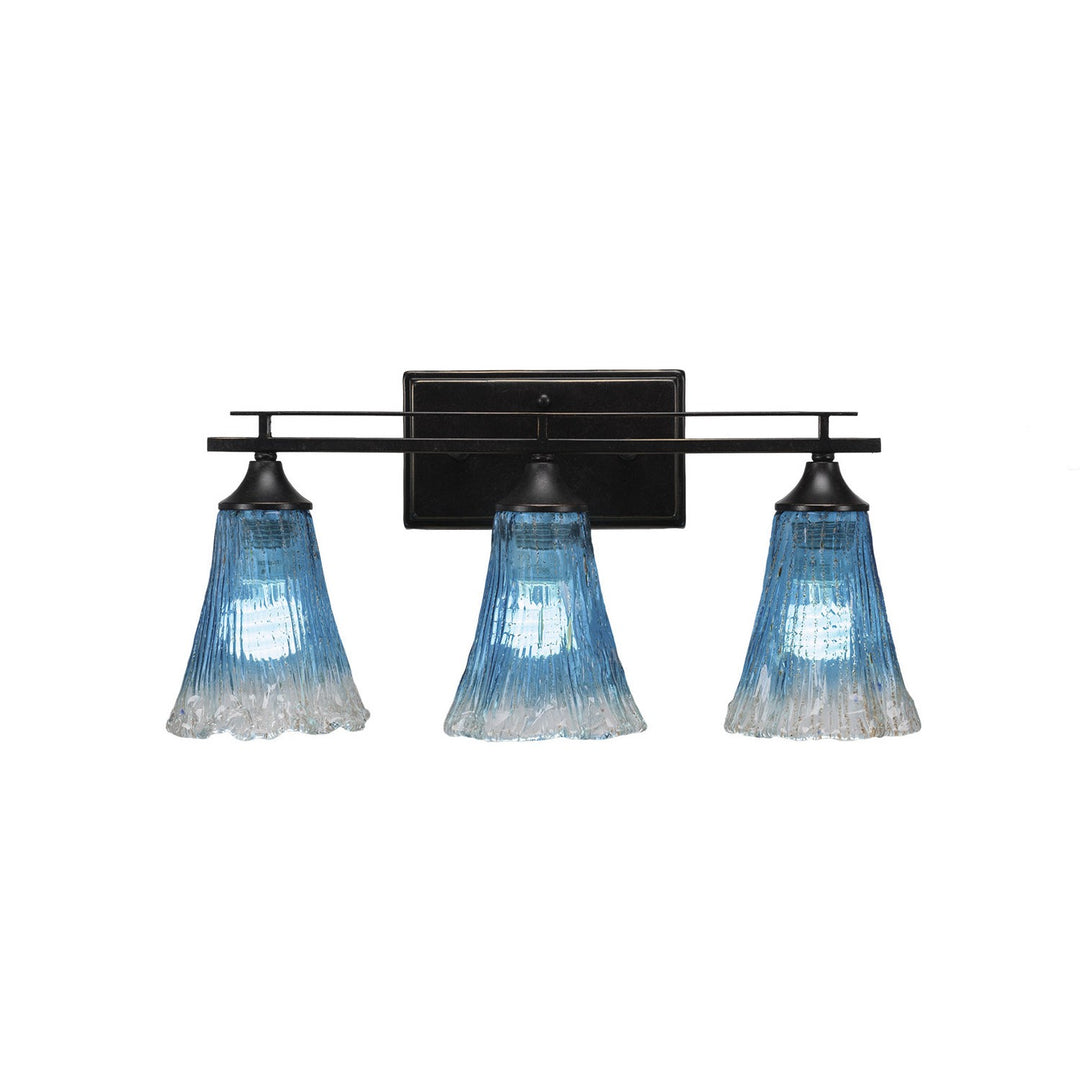 Toltec Uptowne 133-dg-725 Bath Vanity Light 21 in. wide - Dark Granite