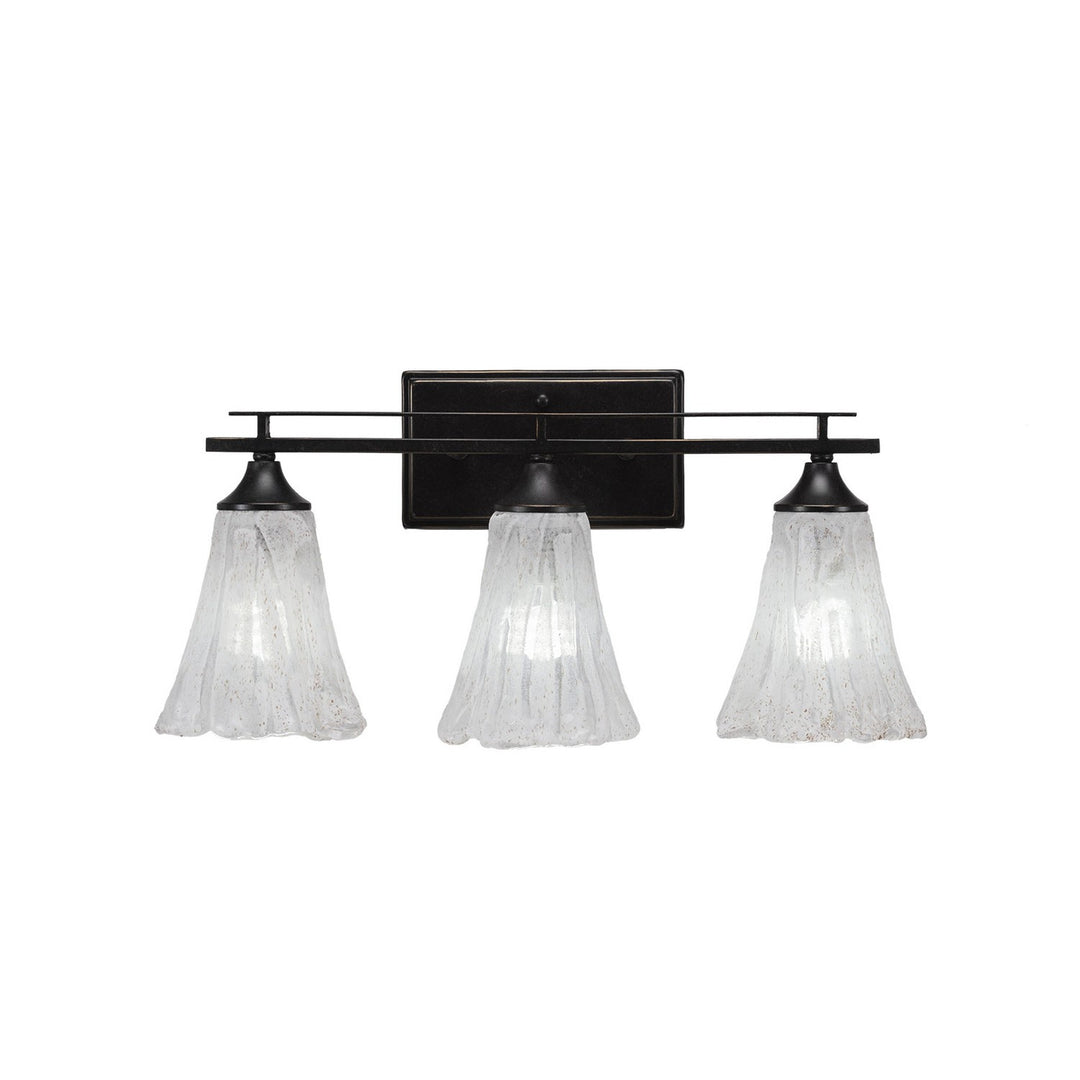 Toltec Uptowne 133-dg-729 Bath Vanity Light 21 in. wide - Dark Granite
