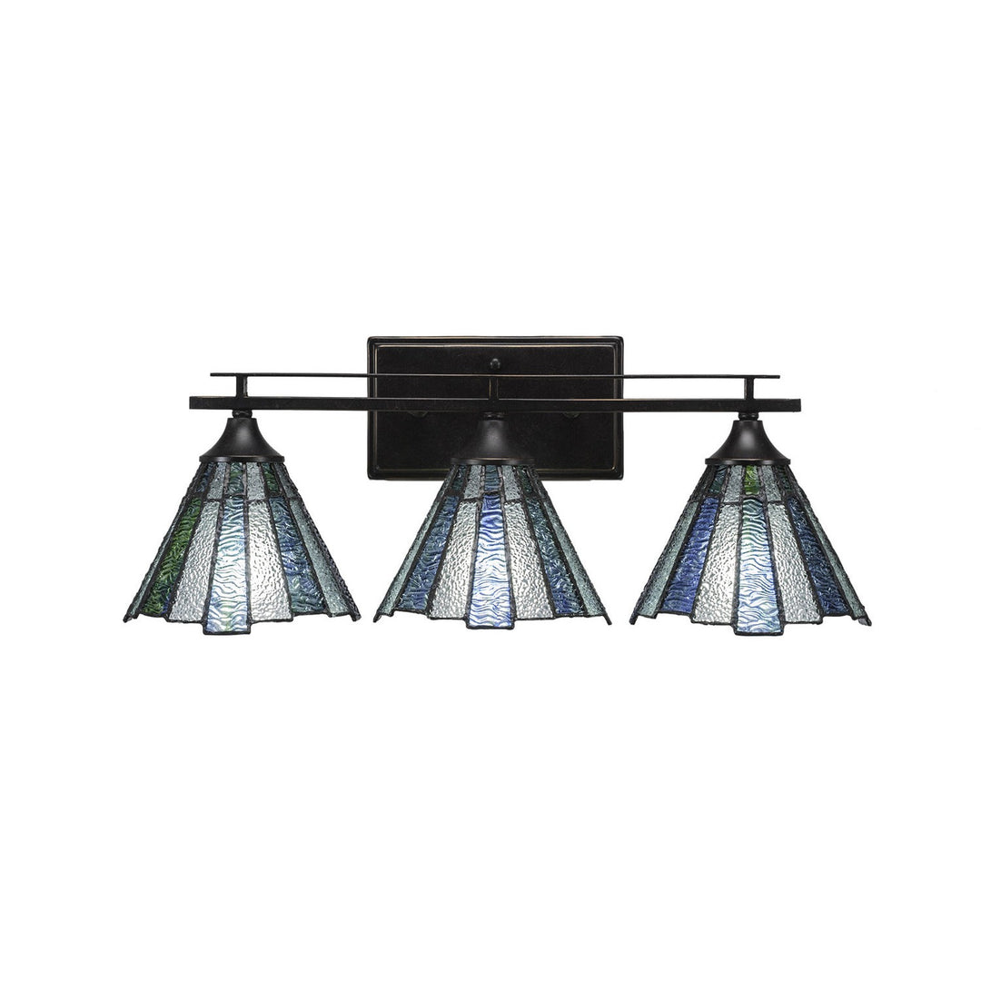 Toltec Uptowne 133-dg-9325 Bath Vanity Light 22 in. wide - Dark Granite