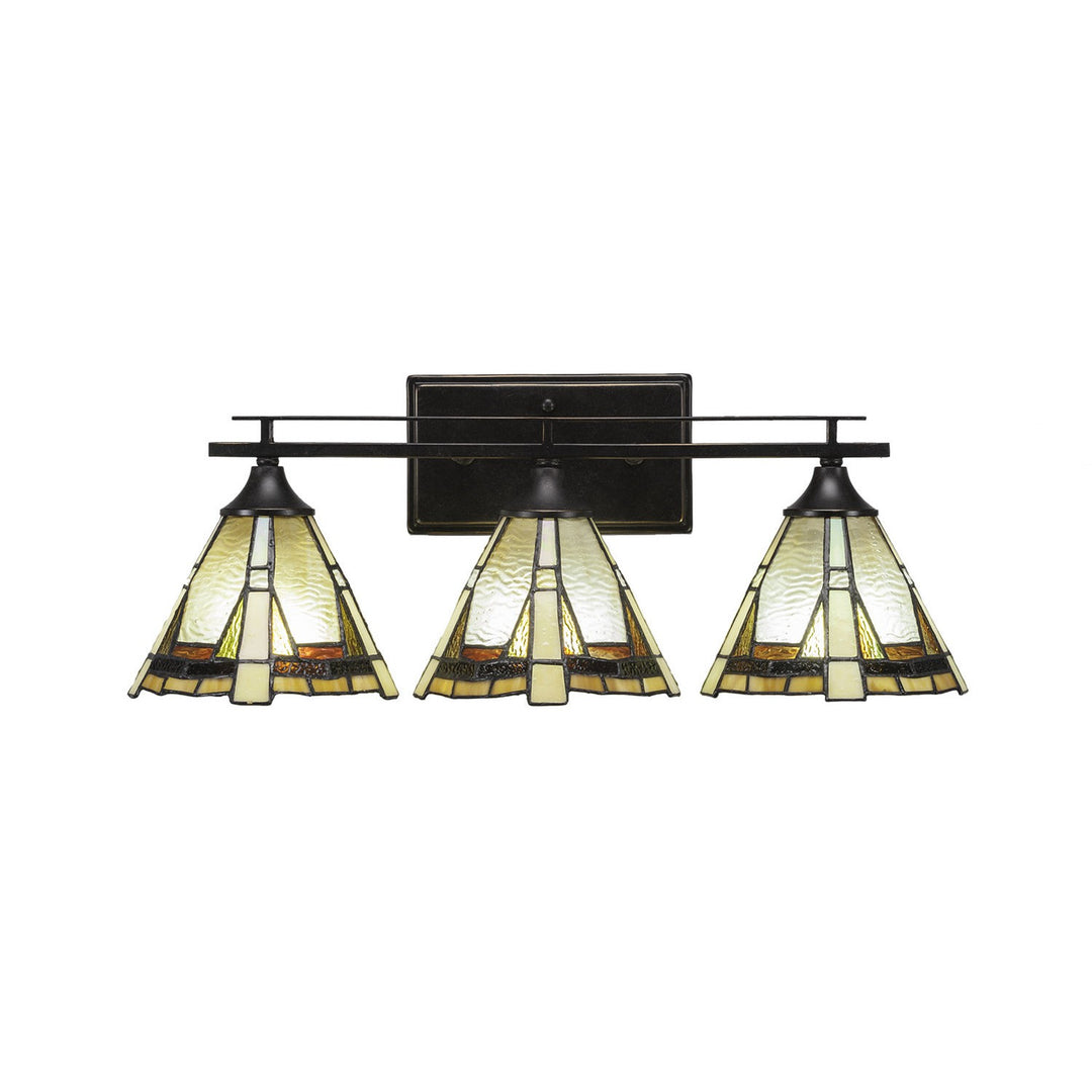Toltec Uptowne 133-dg-9345 Bath Vanity Light 22 in. wide - Dark Granite