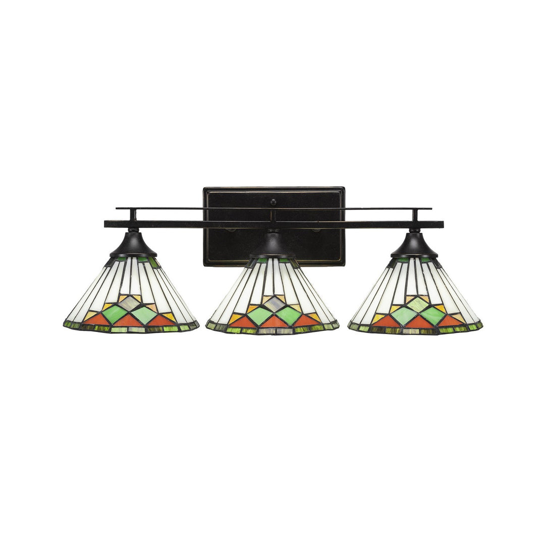 Toltec Uptowne 133-dg-9375 Bath Vanity Light 22 in. wide - Dark Granite