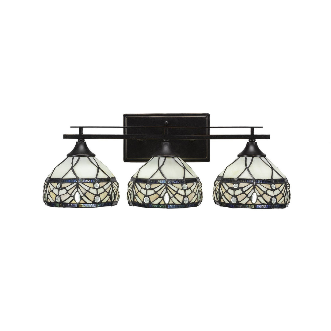 Toltec Uptowne 133-dg-9485 Bath Vanity Light 22 in. wide - Dark Granite
