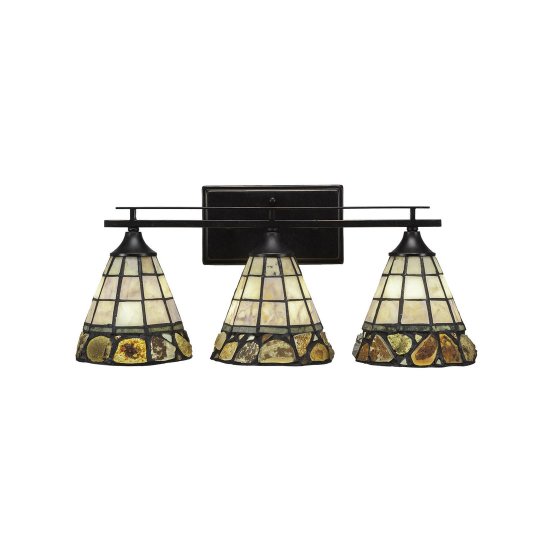 Toltec Uptowne 133-dg-9735 Bath Vanity Light 22 in. wide - Dark Granite