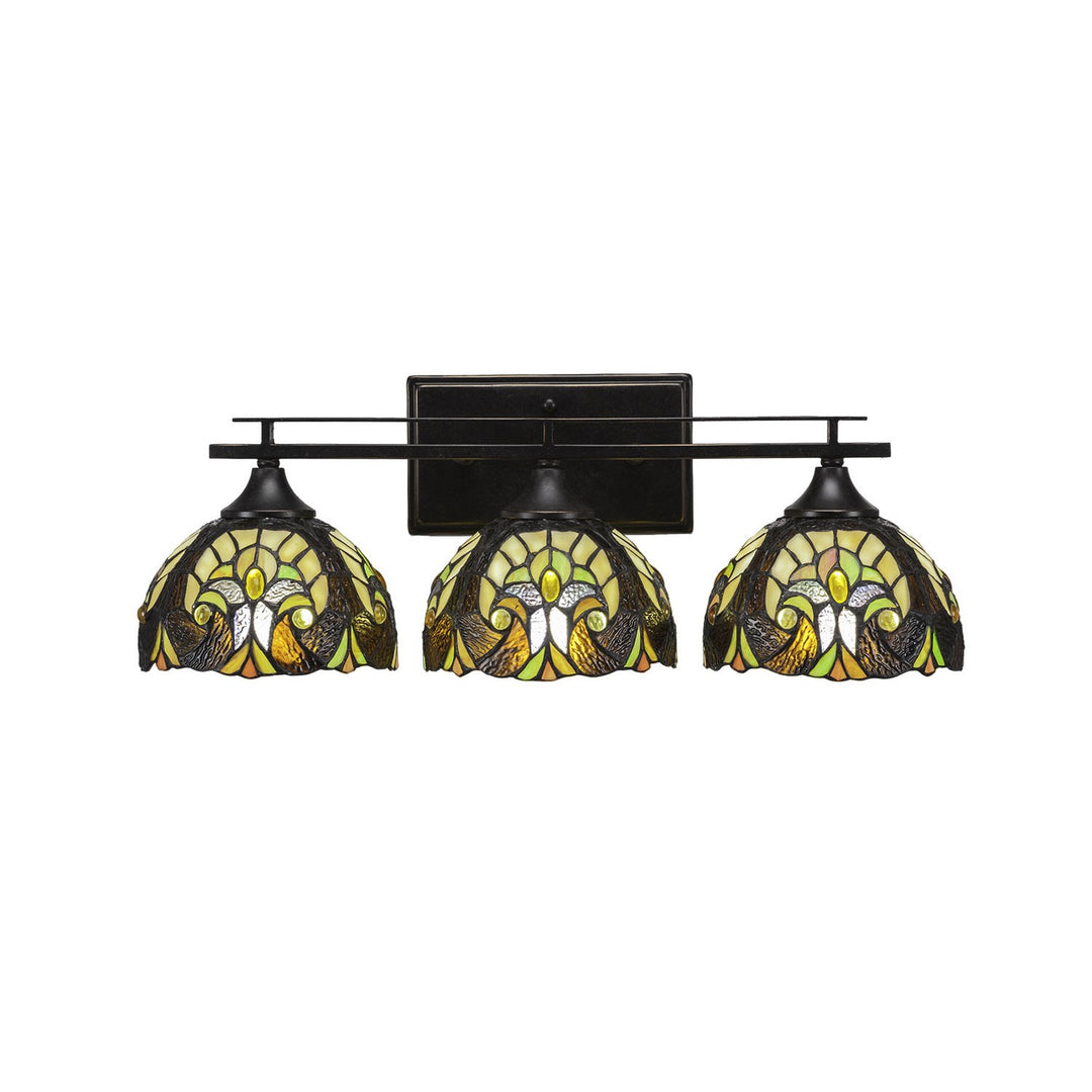 Toltec Uptowne 133-dg-9945 Bath Vanity Light 22 in. wide - Dark Granite