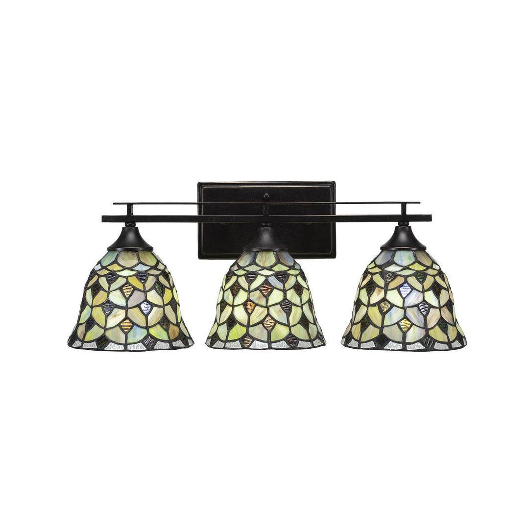 Toltec Uptowne 133-dg-9965 Bath Vanity Light 22 in. wide - Dark Granite