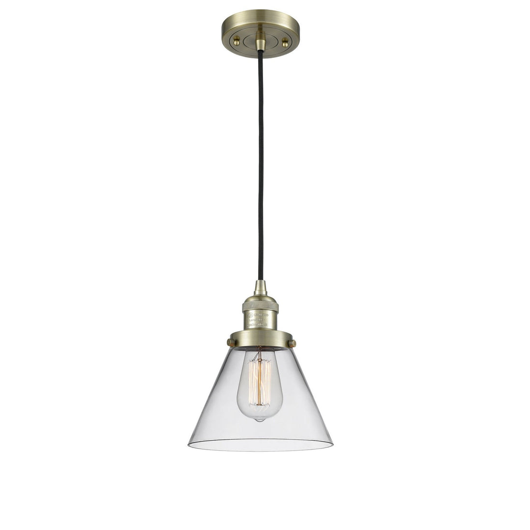 Innovations Franklin Restoration 201C-AB-G42-LED Pendant Light - Antique Brass