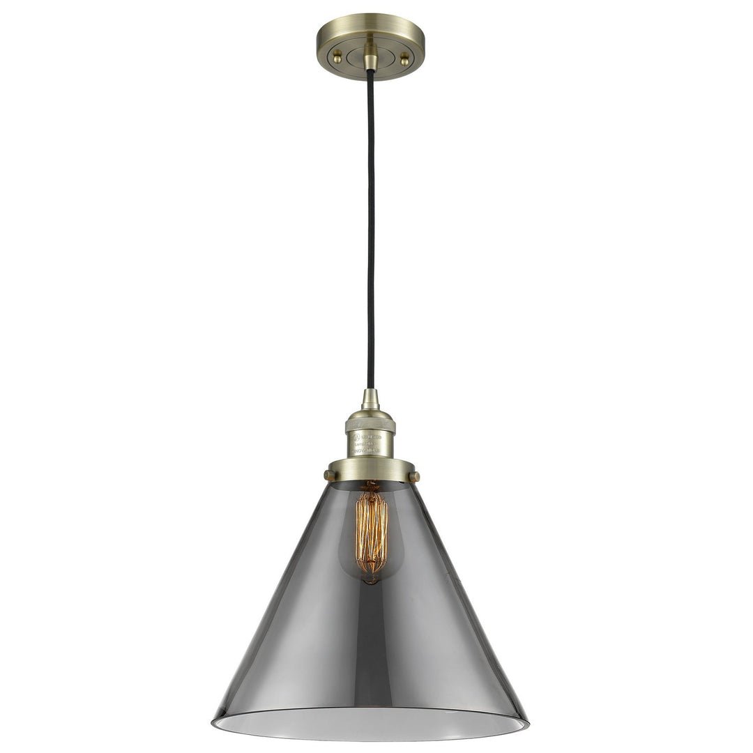 Innovations Franklin Restoration 201C-AB-G43-L-LED Pendant Light - Antique Brass