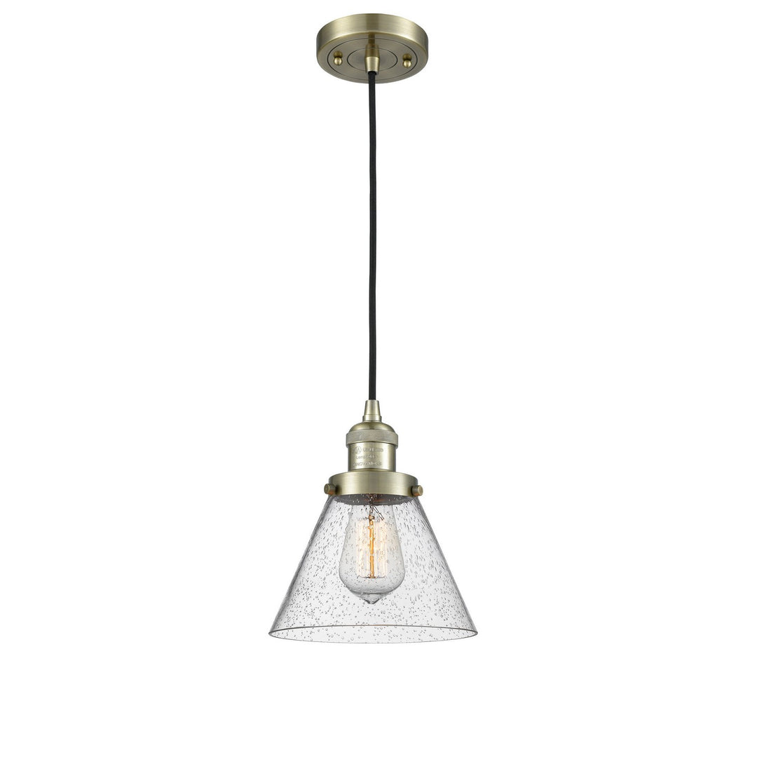 Innovations Franklin Restoration 201C-AB-G44-LED Pendant Light - Antique Brass