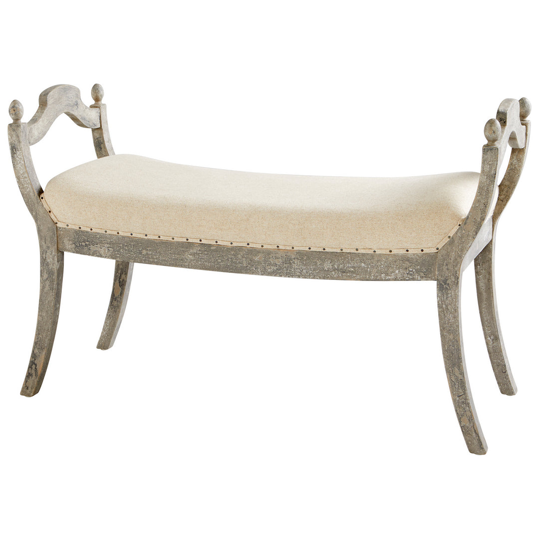 Cyan 09601 Ottomans & Stools - Weathered Grey