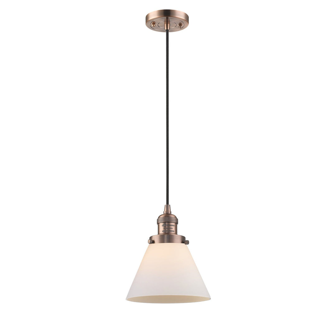Innovations Franklin Restoration 201C-AC-G41-LED Pendant Light - Antique Copper