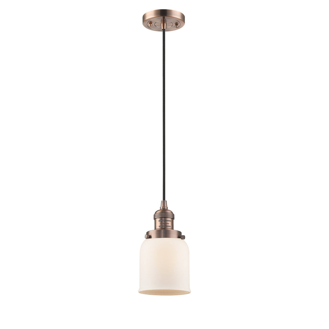Innovations Franklin Restoration 201C-AC-G51-LED Pendant Light - Antique Copper