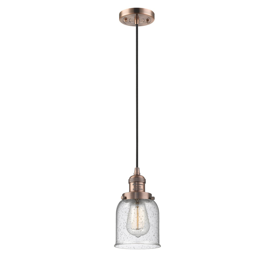 Innovations Franklin Restoration 201C-AC-G54-LED Pendant Light - Antique Copper