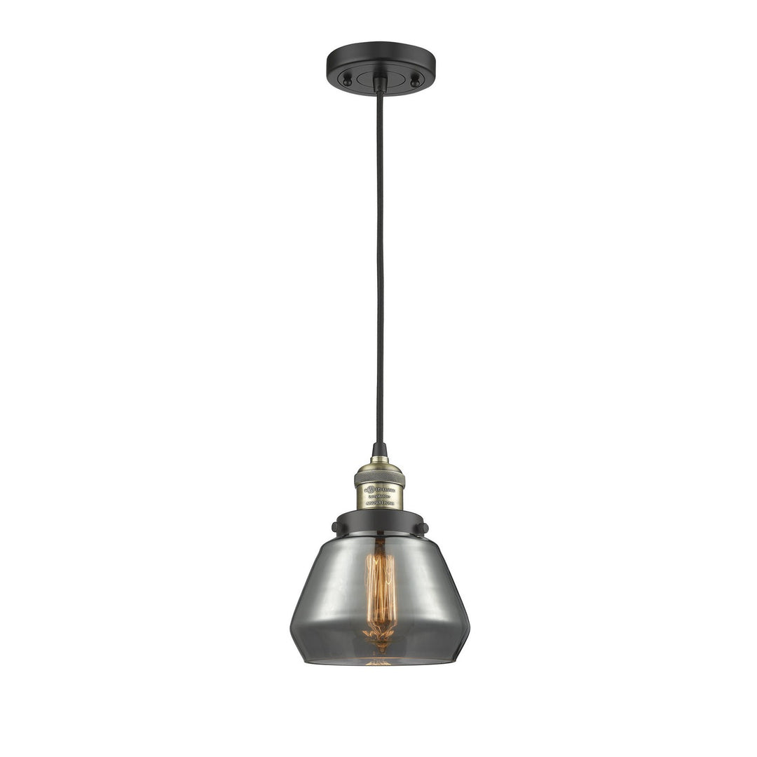 Innovations Franklin Restoration 201C-BAB-G173 Pendant Light - Black Antique Brass