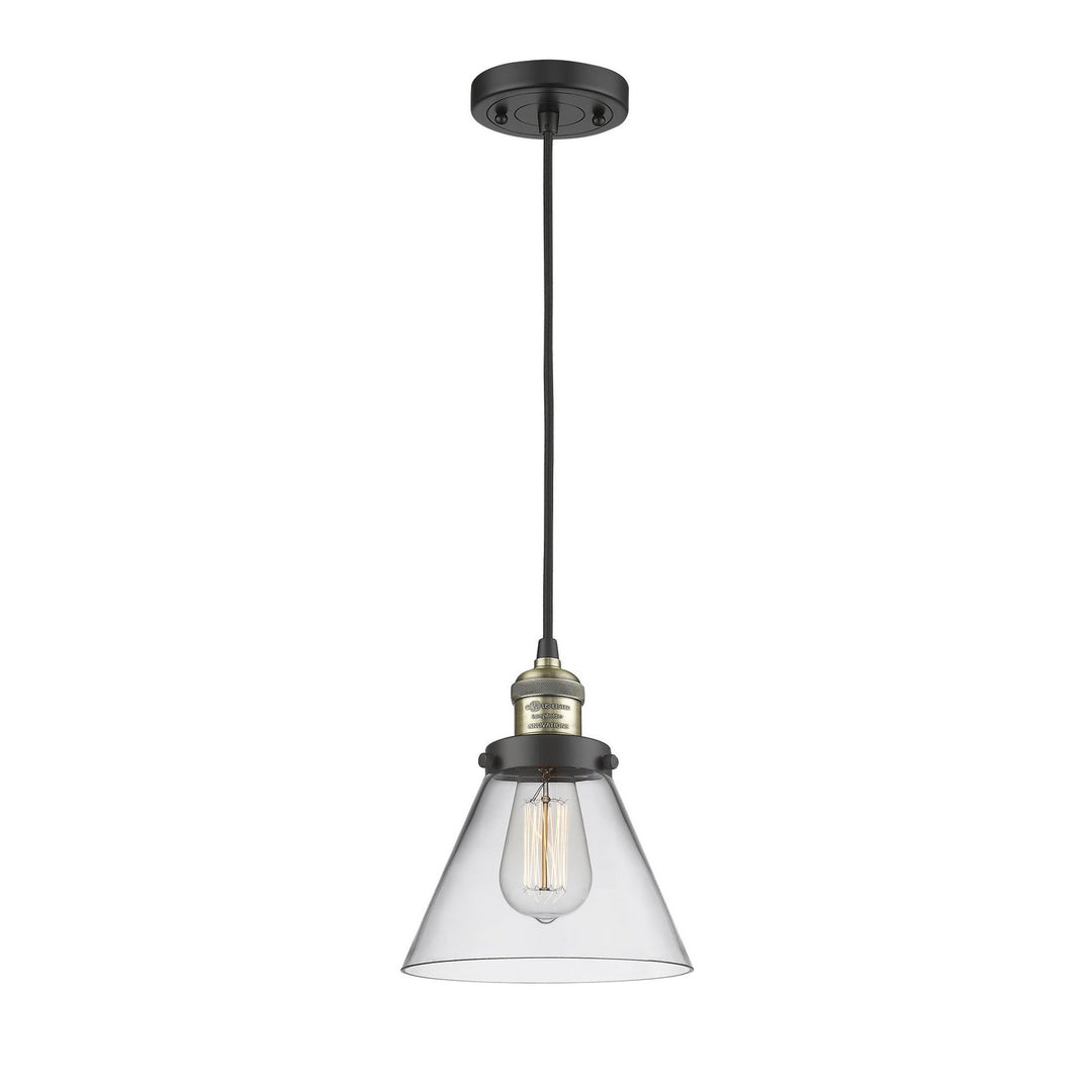 Innovations Franklin Restoration 201C-BAB-G42 Pendant Light - Black Antique Brass
