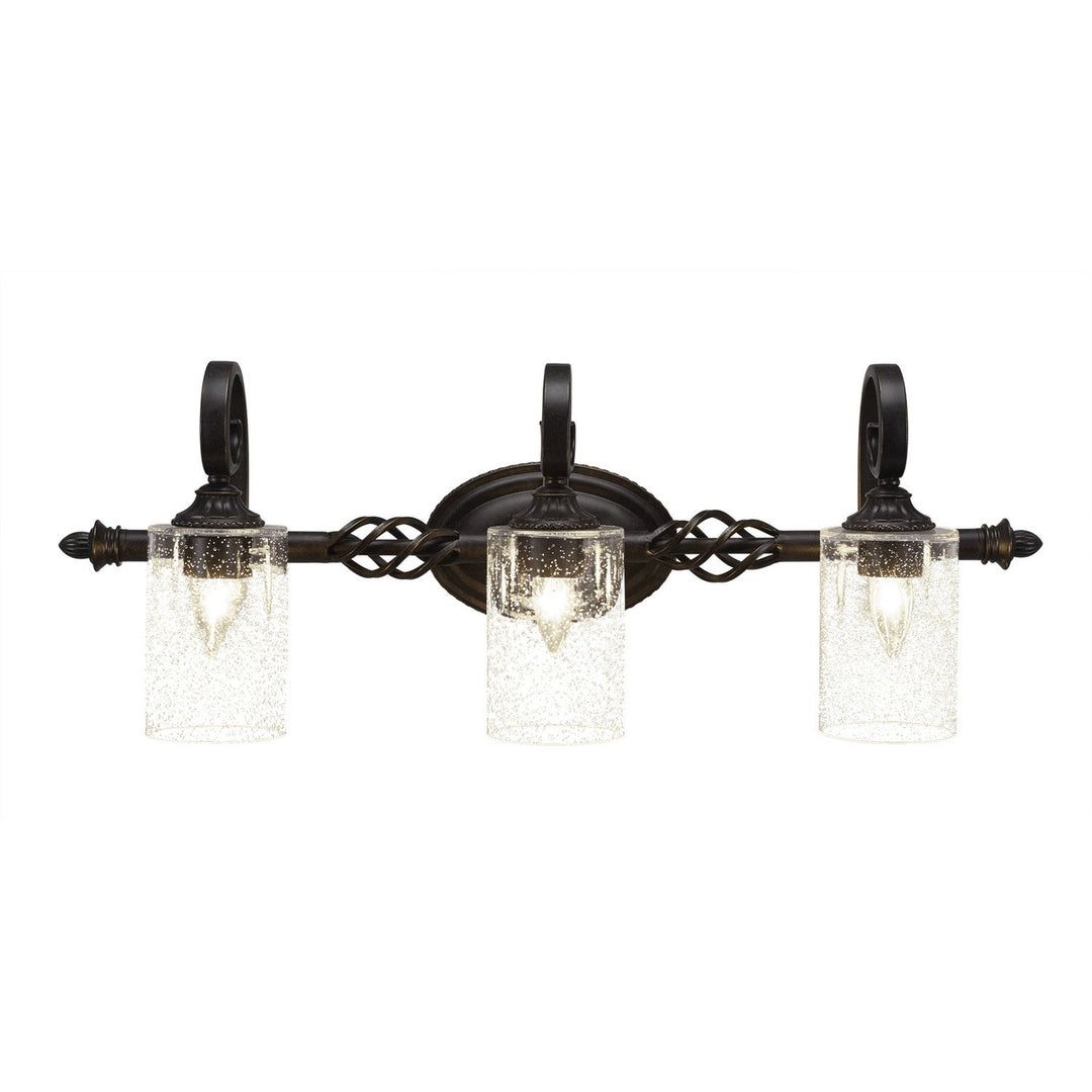 Toltec Eleganté 163-dg-300 Bath Vanity Light 29 in. wide - Dark Granite