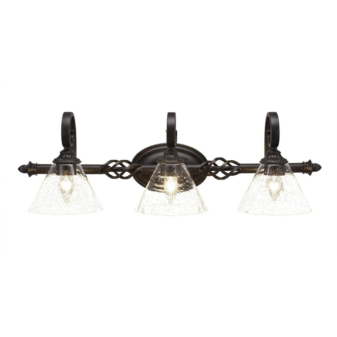 Toltec Eleganté 163-dg-302 Bath Vanity Light 29 in. wide - Dark Granite