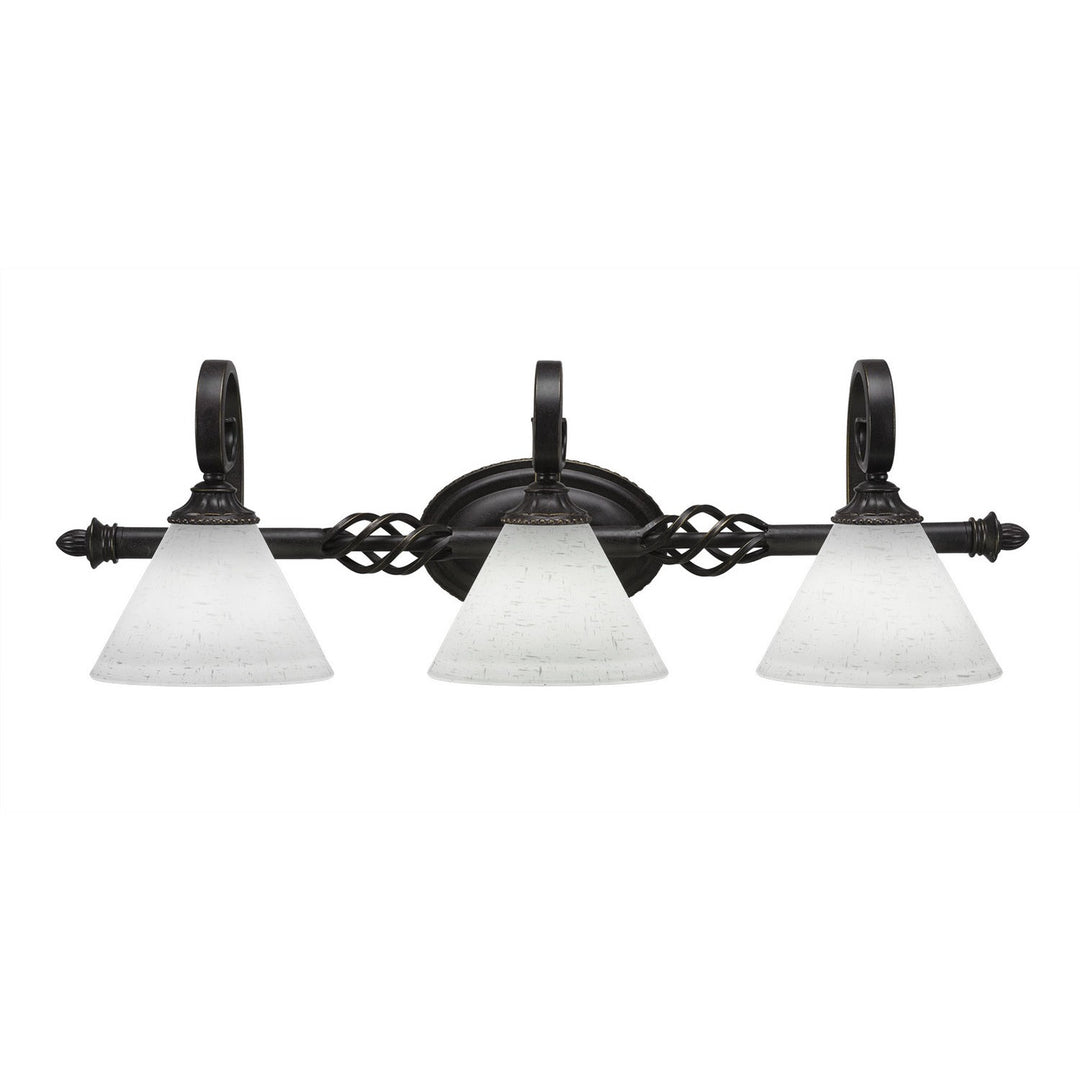 Toltec Eleganté 163-dg-312 Bath Vanity Light 29 in. wide - Dark Granite