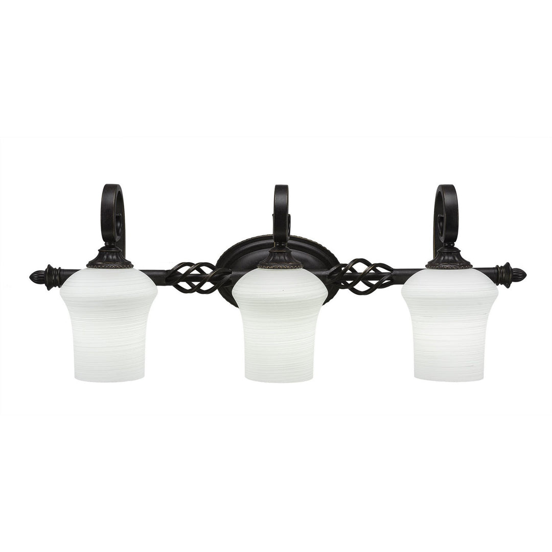 Toltec Eleganté 163-dg-681 Bath Vanity Light 29 in. wide - Dark Granite