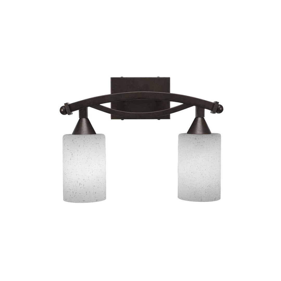 Toltec Bow 172-brz-310 Bath Vanity Light 16 in. wide - Bronze