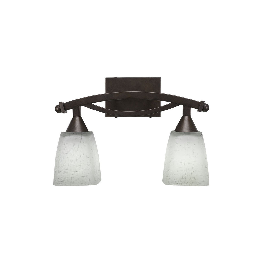 Toltec Bow 172-brz-460 Bath Vanity Light 16 in. wide - Bronze