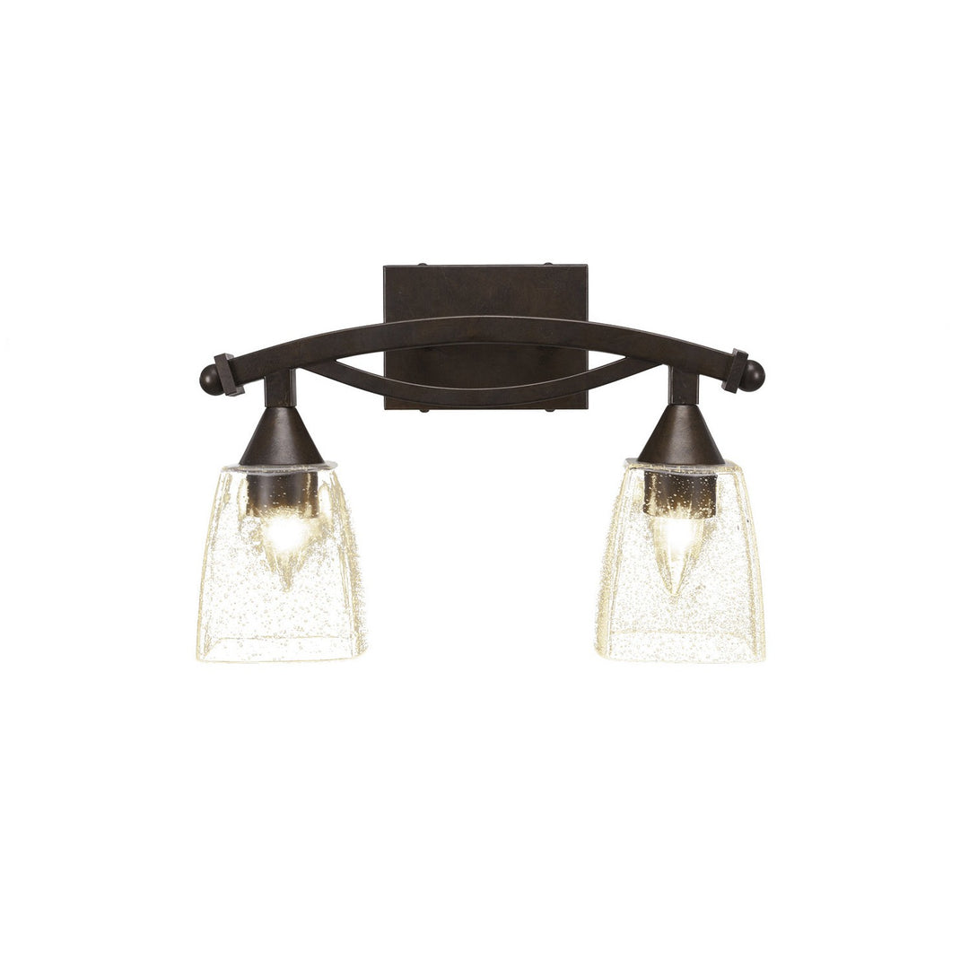 Toltec Bow 172-brz-461 Bath Vanity Light 16 in. wide - Bronze