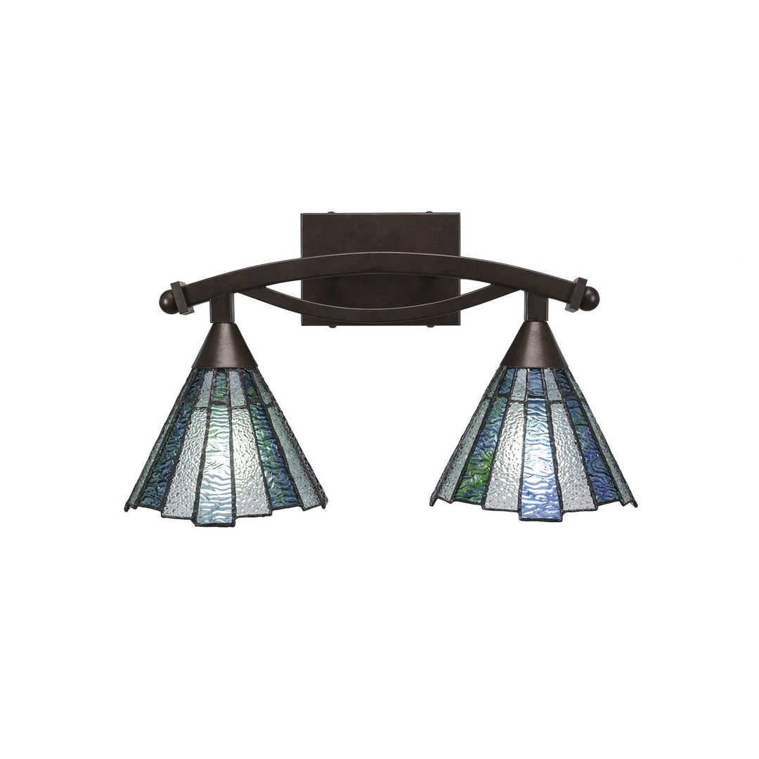 Toltec Bow 172-brz-9325 Bath Vanity Light 18 in. wide - Bronze