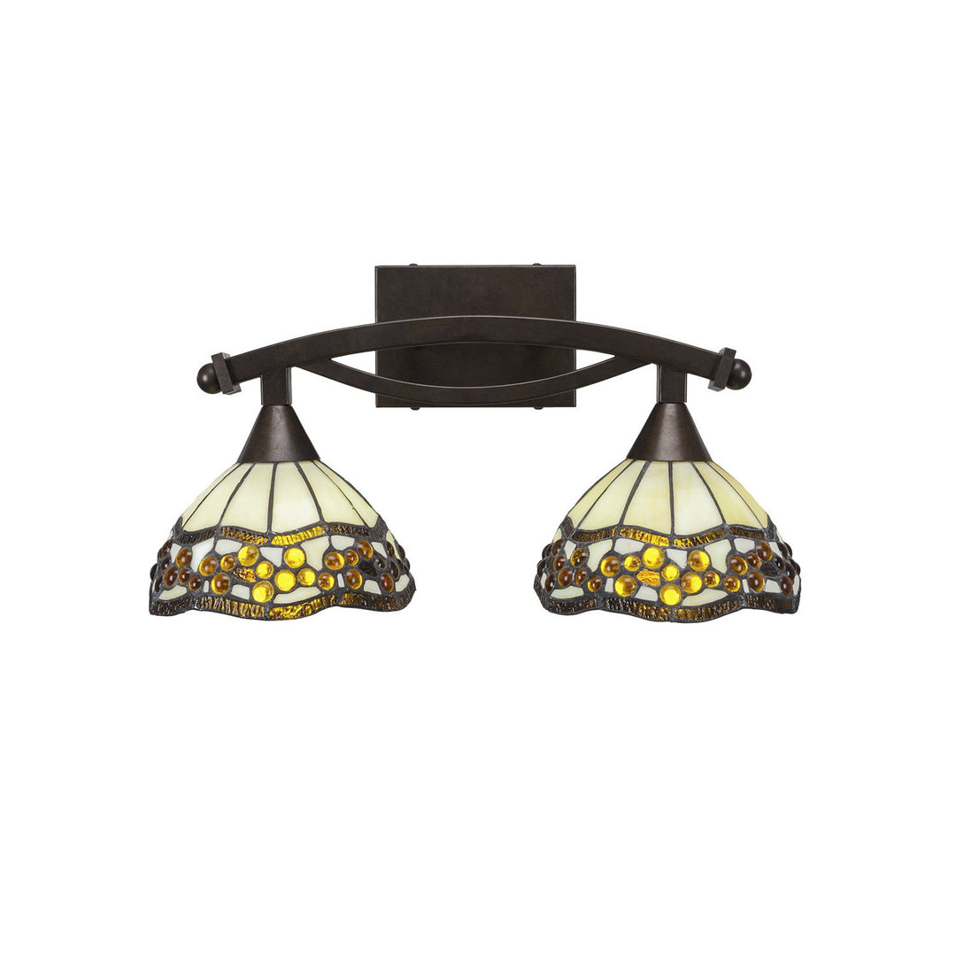 Toltec Bow 172-brz-9975 Bath Vanity Light 18 in. wide - Bronze