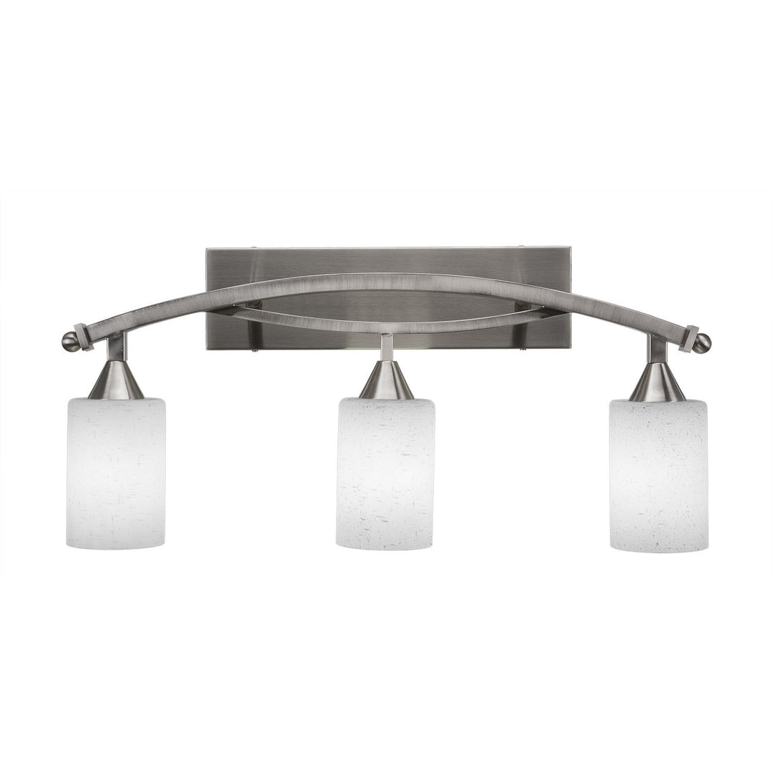 Toltec Bow 173-bn-310 Bath Vanity Light 27 in. wide - Brushed Nickel