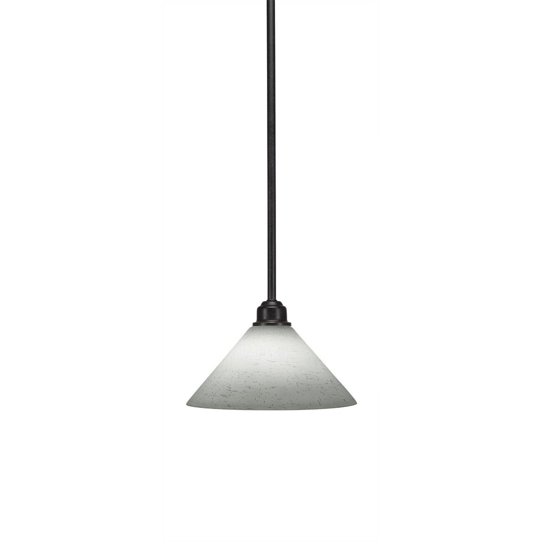 Toltec Blacksmith 1761-314 Pendant Light - Painted Wood-Look & Dark Granite