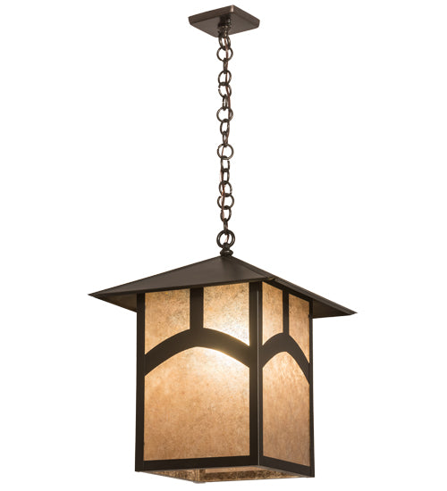 Meyda Tiffany Lighting 92486 Seneca One Light Pendant Outdoor Bronze / Dark