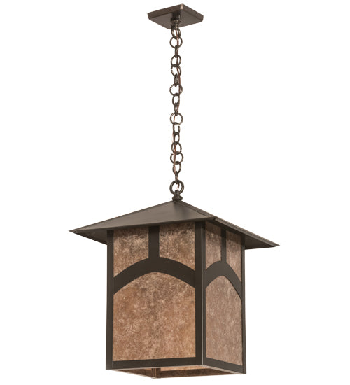 Meyda Tiffany Lighting 92486 Seneca One Light Pendant Outdoor Bronze / Dark