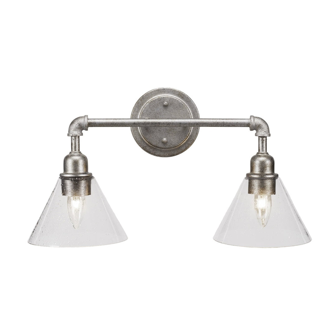 Toltec Vintage 182-as-302 Bath Vanity Light 20 in. wide - Aged Silver