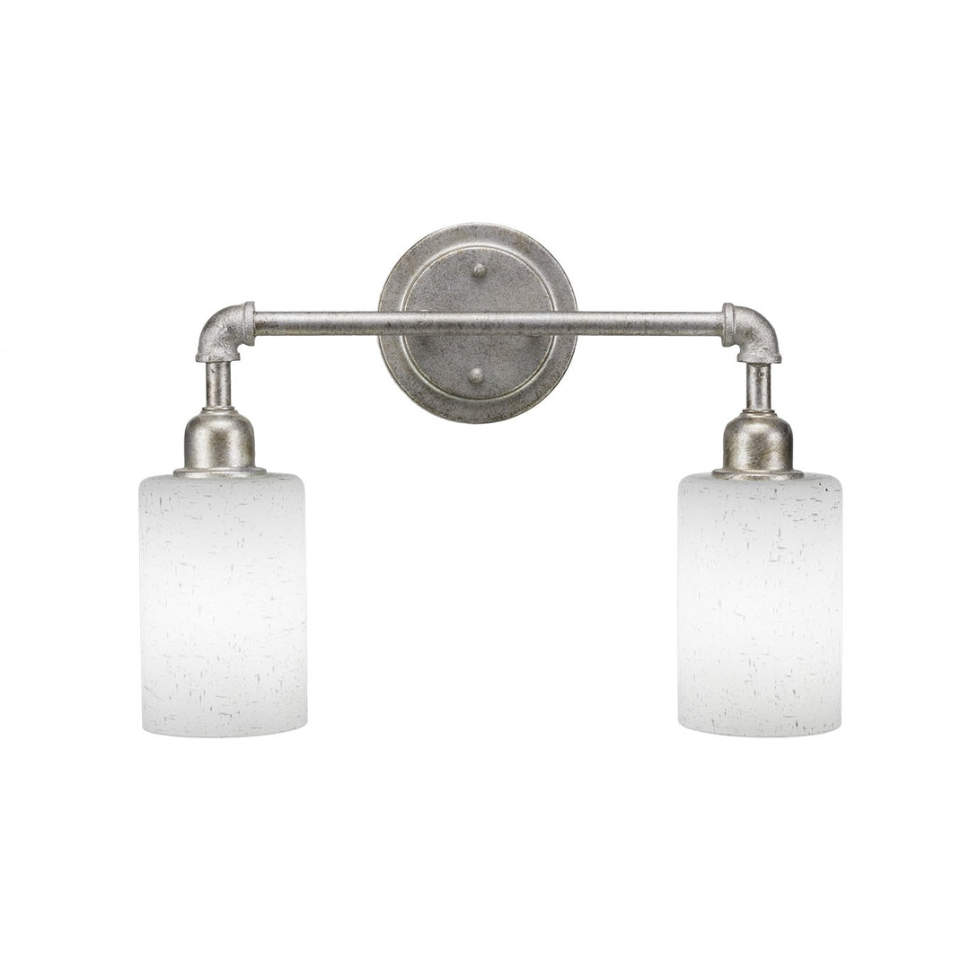 Toltec Vintage 182-as-310 Bath Vanity Light 17 in. wide - Aged Silver