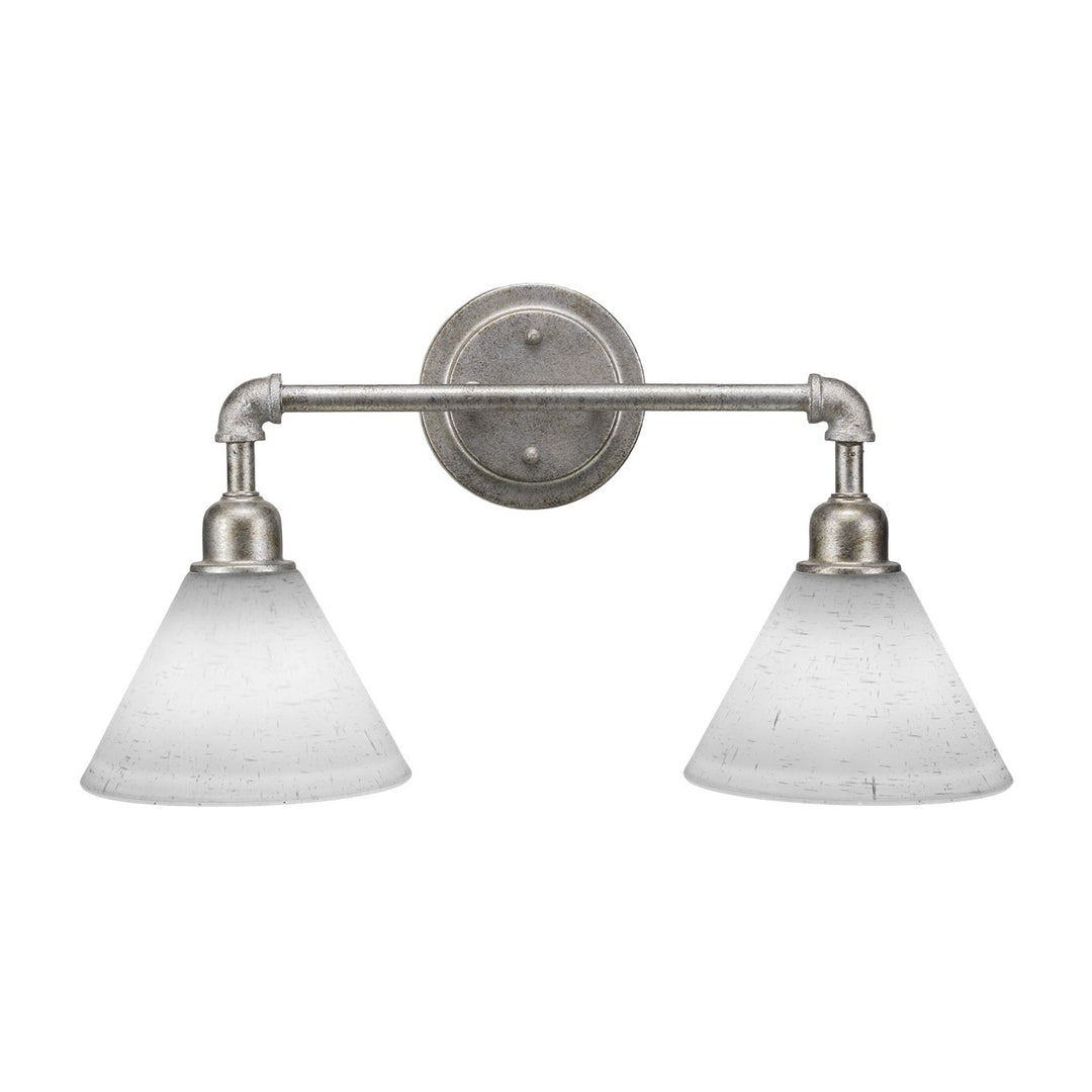 Toltec Vintage 182-as-312 Bath Vanity Light 20 in. wide - Aged Silver